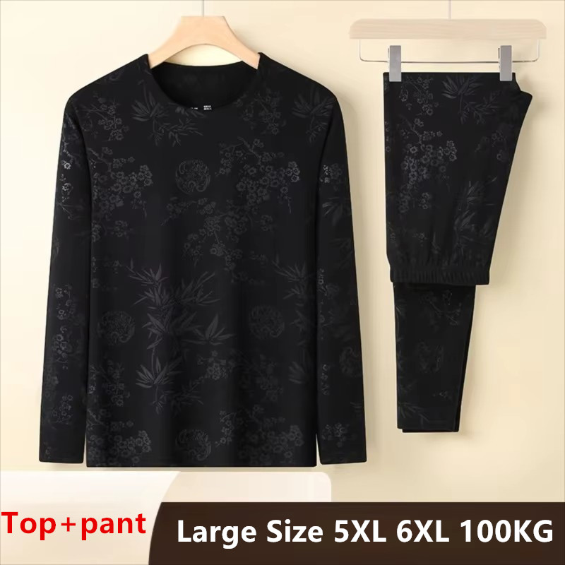Winter Clothing Layers - 신상품 남성용 보온 속옷 세트 프린트