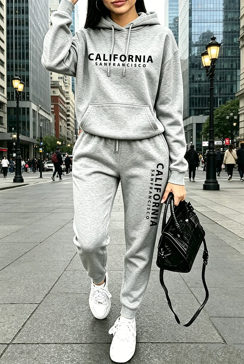 Winter Clothing Women'S - 고품질 여성 트레이닝복 프린팅 캐주얼 후드티