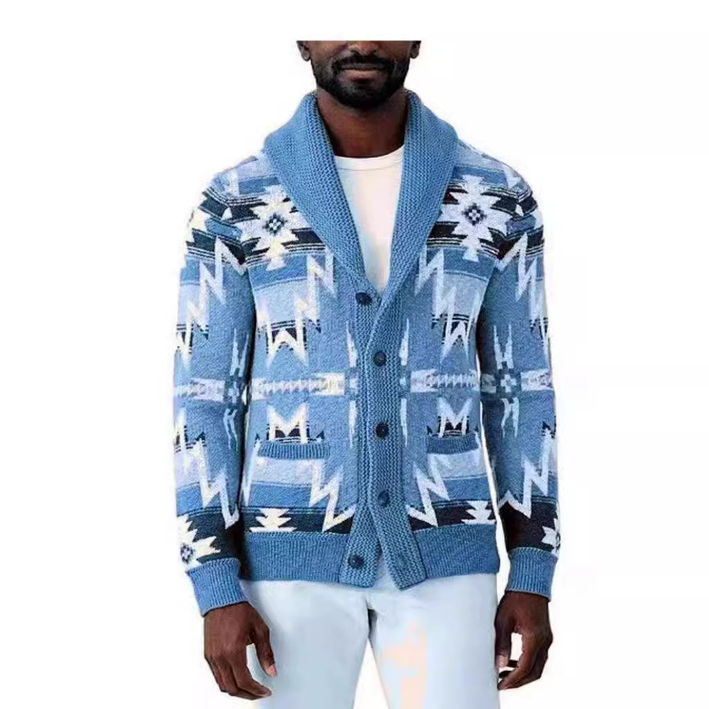 Wool Blend Coat - 2025 봄 가을 남성 캐주얼 트렌디