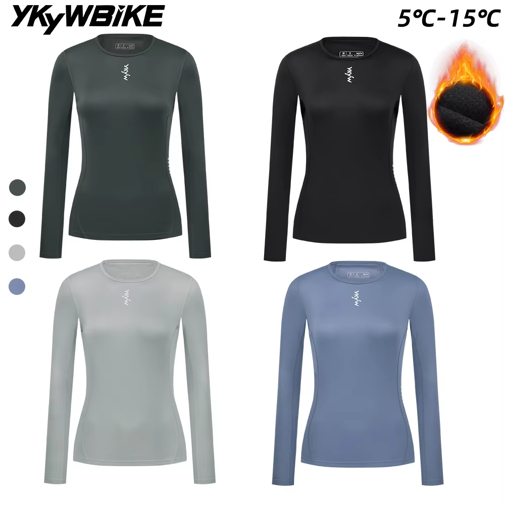 Winter Clothing Layers - YKYWBIKE 여성용 사이클링 베이스 레이어 자전거