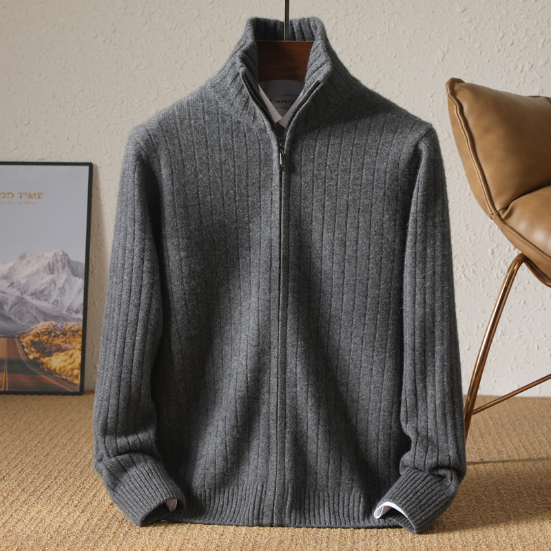 남성 100% 메리노 울 스탠드 업 칼라 카디건 캐주얼 - Wool Blend Coat 리뷰 및 가격