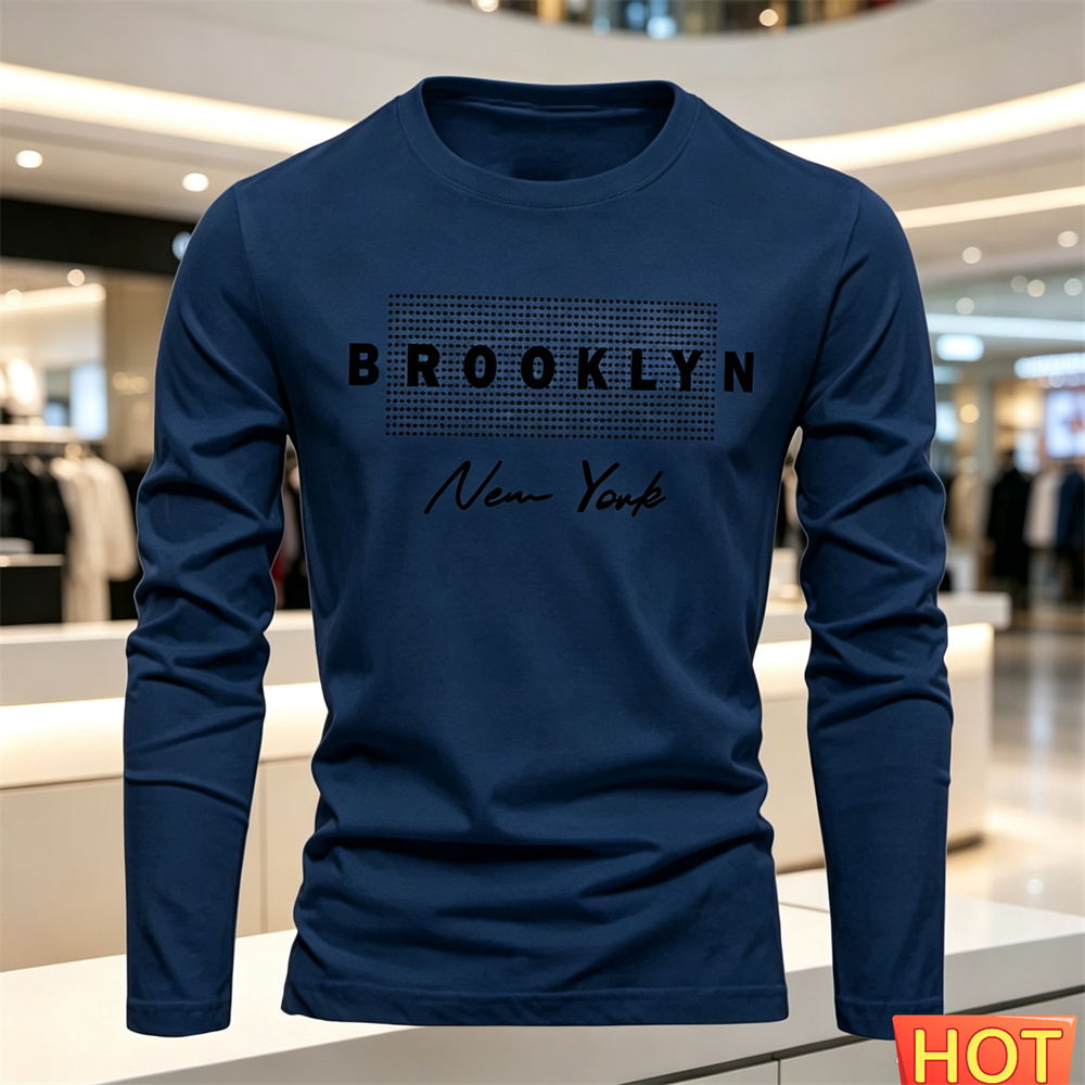 코튼 컴포트 남성 캐주얼 긴팔 티셔츠 신상 가을 겨울  - Winter Clothing For Men 리뷰 및 가격