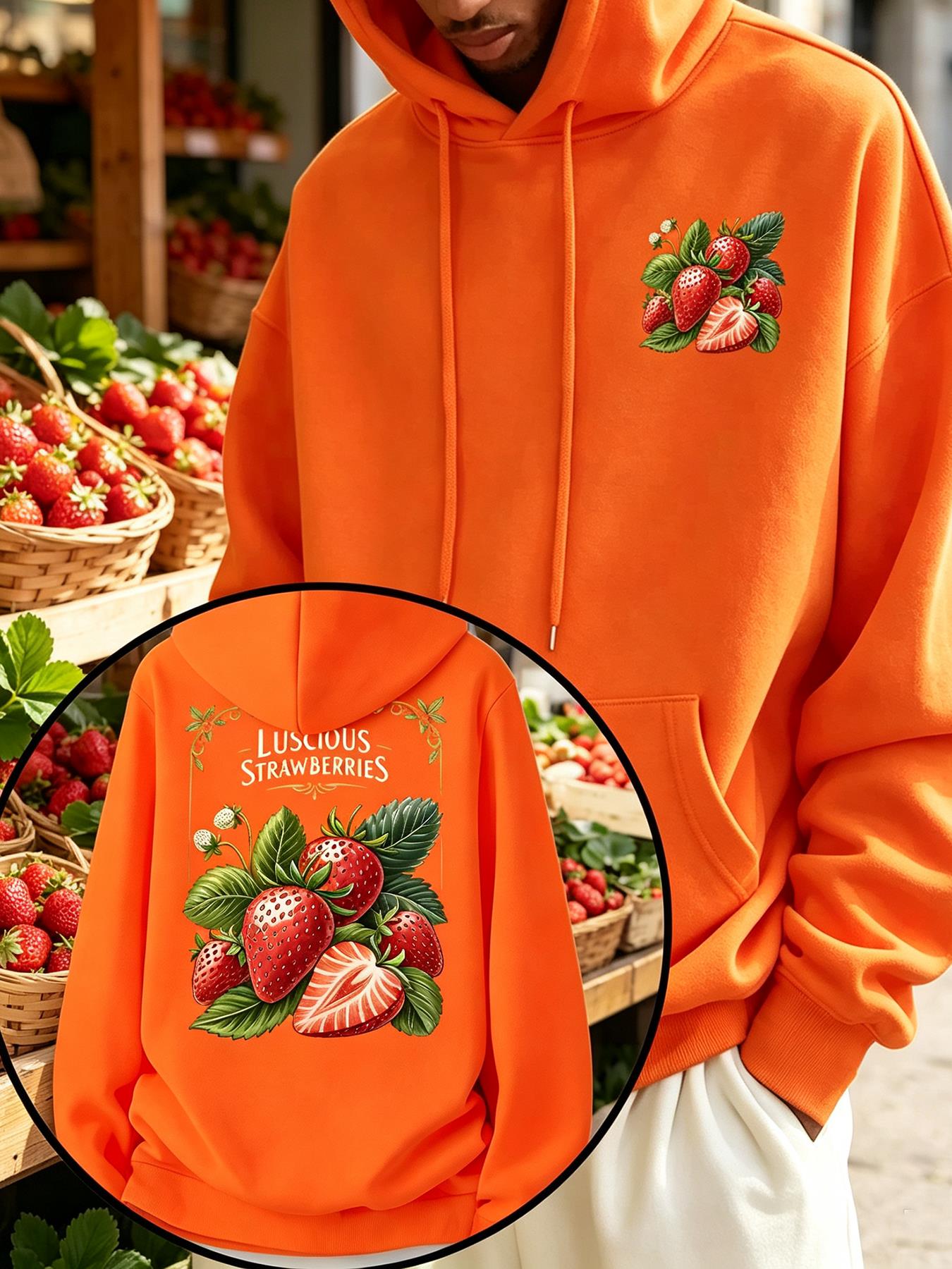 Luscious Strawberrirs Fruit Pr - Winter Clothing English 리뷰 및 가격