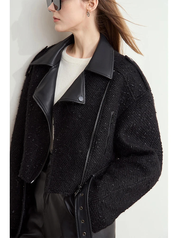 AMII 미니멀리스트 여성용 모직 코트 모던 스타일 가 - Wool Blend Coat 리뷰 및 가격