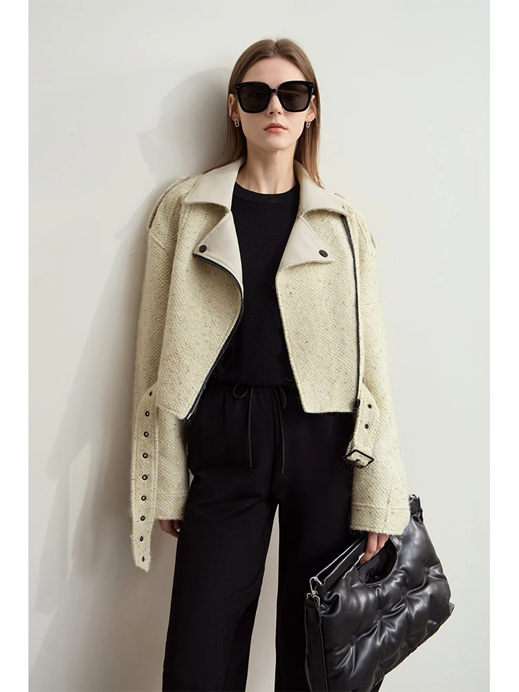 AMII 미니멀리스트 여성용 모직 코트 모던 스타일 가 - Wool Blend Coat 리뷰 및 가격