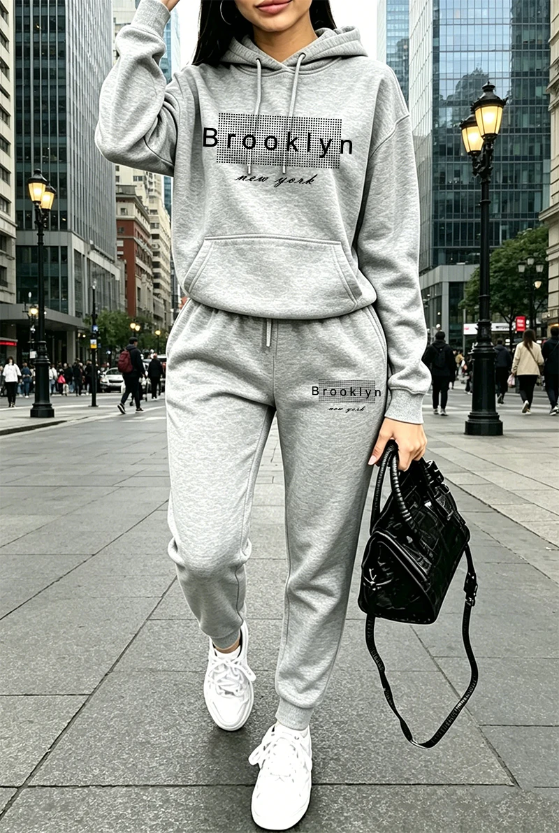 여성 트레이닝복 프린팅 캐주얼 후드티 스웨트셔츠 야외  - Winter Clothing Women'S 리뷰 및 가격