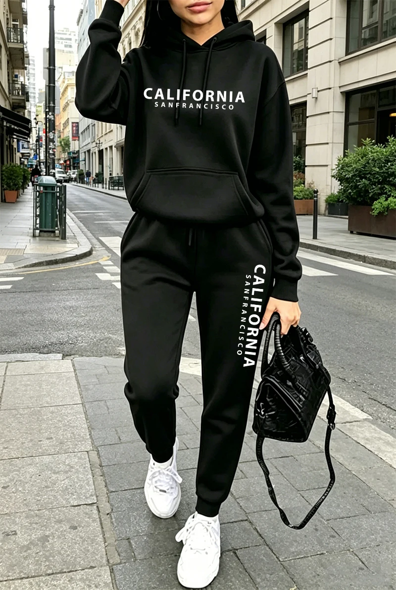 고품질 여성 트레이닝복 프린팅 캐주얼 후드티 스웨트셔츠 - Winter Clothing Women'S 리뷰 및 가격