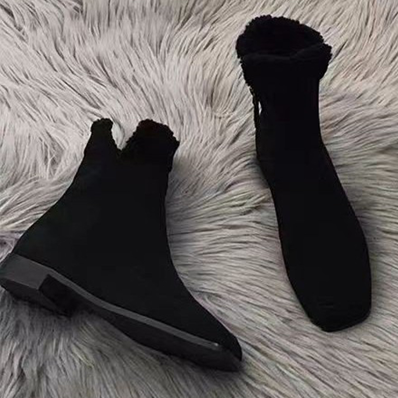 2026 여성용 새 퍼 앵클 부츠, 스웨이드 따뜻한 솜 - Winter Clothing Women'S 리뷰 및 가격
