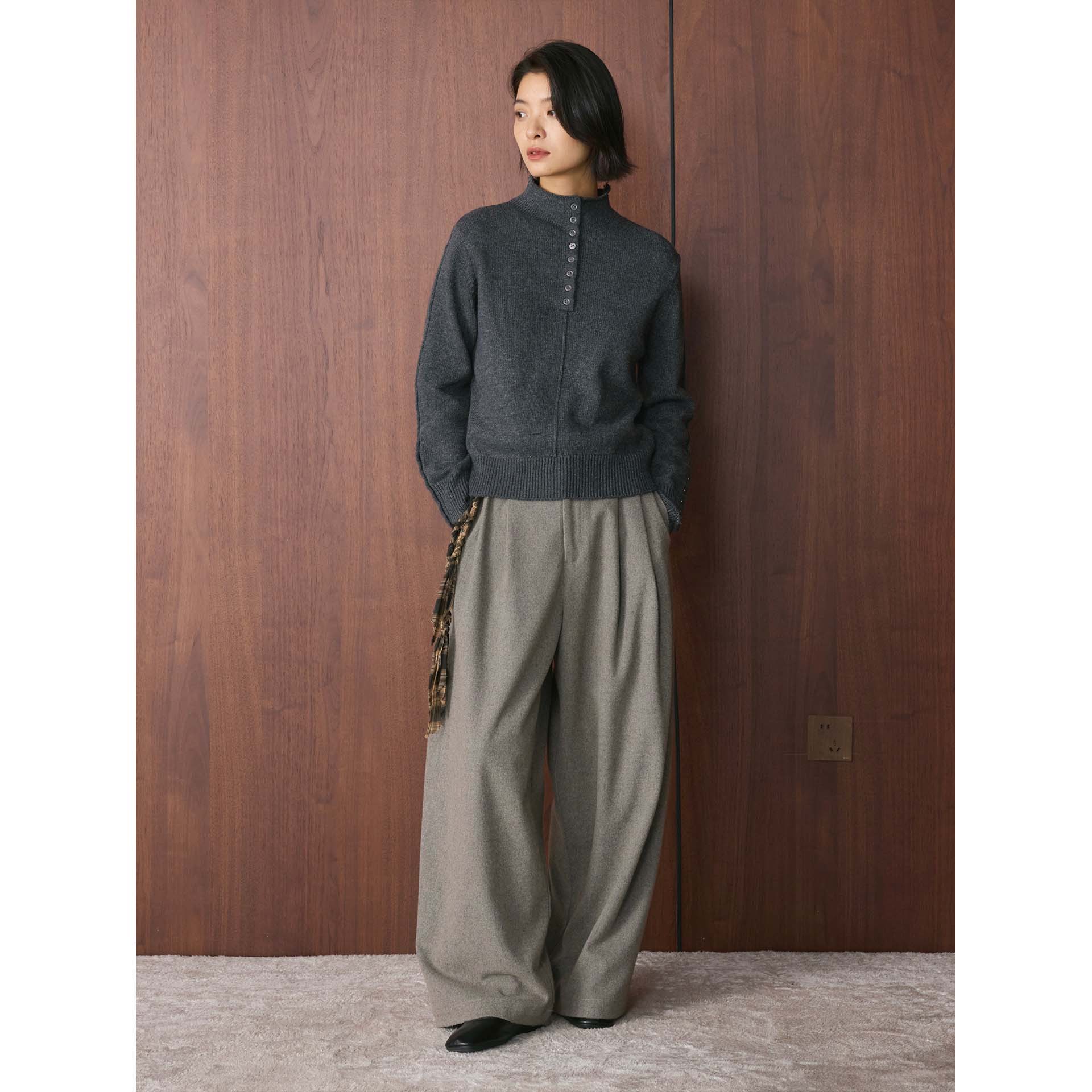 레트로 스타일의 일본풍 니트 스웨터, 단추로 여미는 하 - Thermal Base Layer 리뷰 및 가격