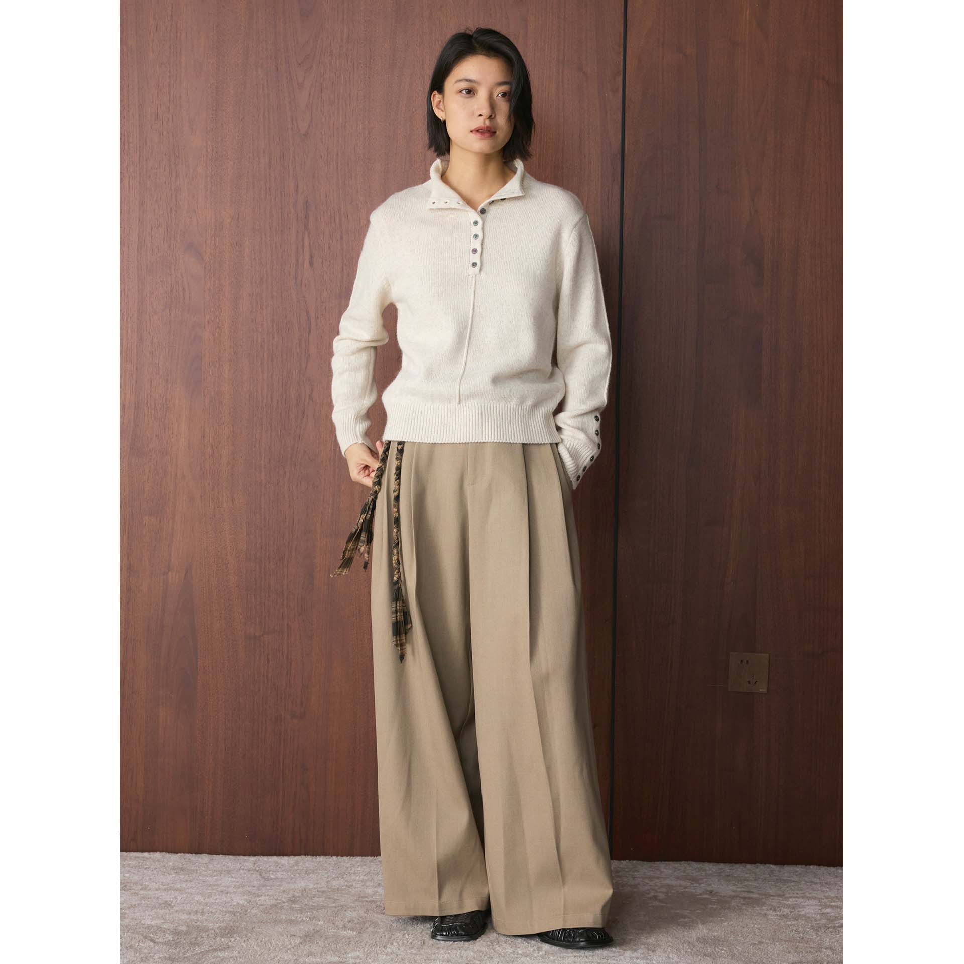 레트로 스타일의 일본풍 니트 스웨터, 단추로 여미는 하 - Thermal Base Layer 리뷰 및 가격