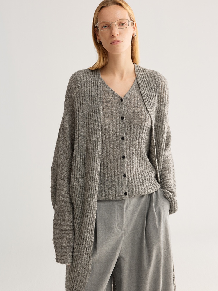버드트리, 울 혼방 가디건, V넥 배트윙 슬리브 탑,  - Wool Blend Coat 리뷰 및 가격