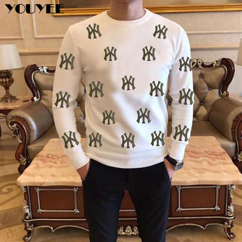 남성 스웨터 캐주얼 패션 핫 다이아몬드 맞춤형 디자인  - Winter Clothing English 리뷰 및 가격