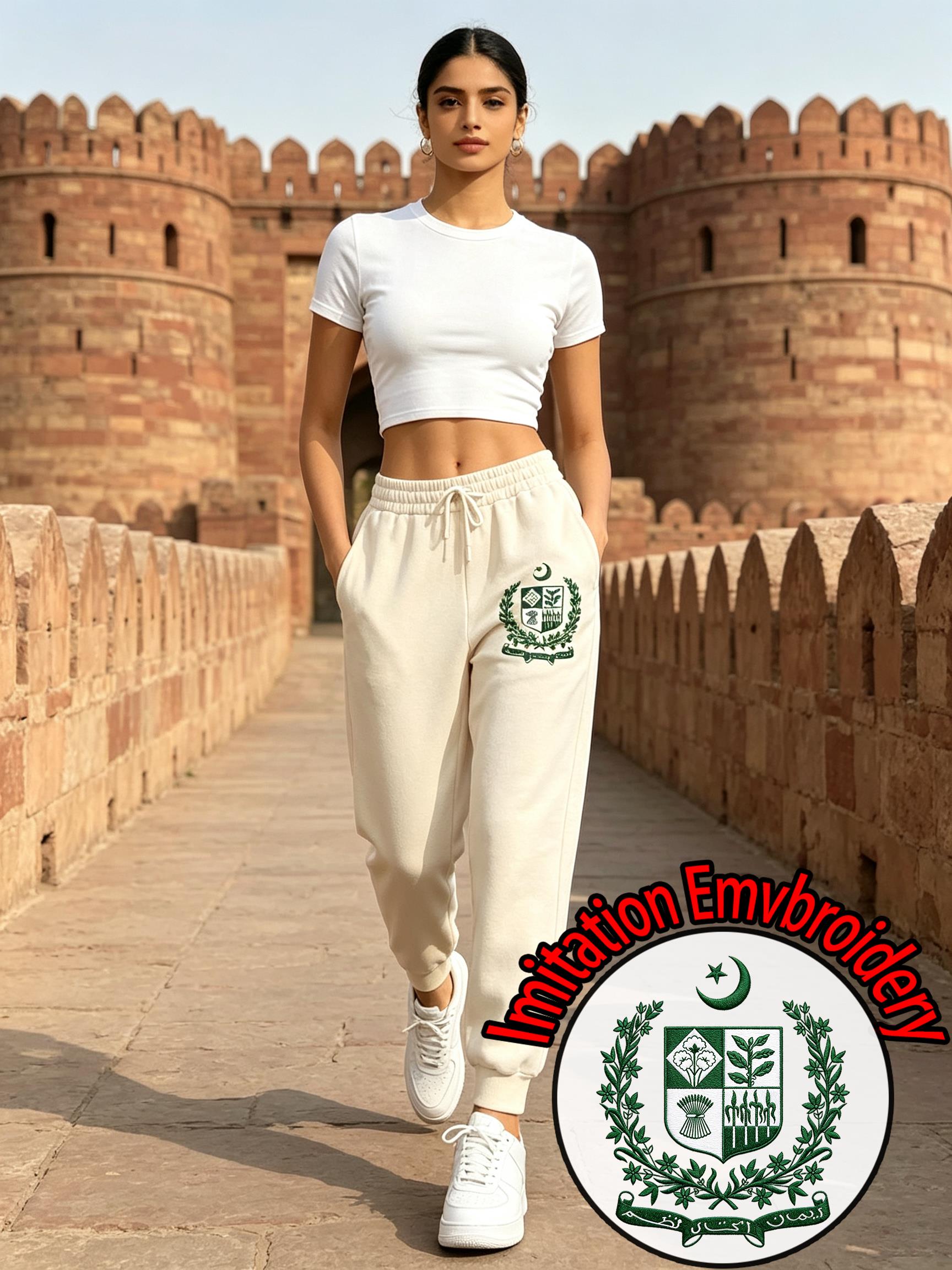 파키스탄 스타일의 자수 프린트 조거 팬츠, 여성용, 가 - Winter Clothing Women Pakistan 리뷰 및 가격